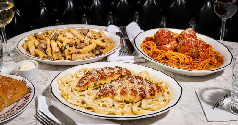 Maggiano's bigger pasta portions